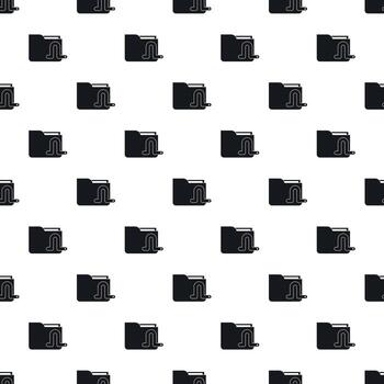 Worm in e-mail pattern, simple style vector