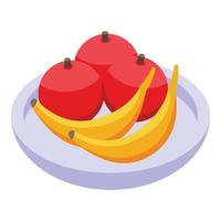 icono de frutas de boda vector isométrico. evento de matrimonio