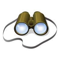 Binoculars icon cartoon vector. Optical equipment vector