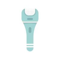 Hair removal shaver icon flat isolated vector