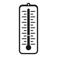 Home thermometer icon simple vector. Smart consumption vector