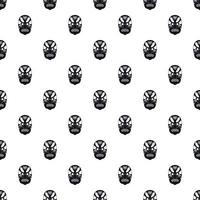 Hannya mask pattern, simple style vector