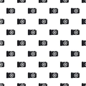 Camera pattern, simple style vector