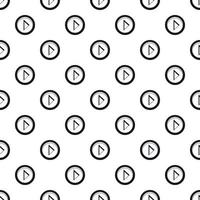 Play button pattern, simple style vector