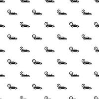 Buying car pattern, simple style vector