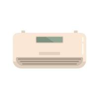 Air climate control icon flat isolated vector