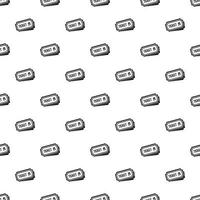 Museum ticket pattern, simple style vector