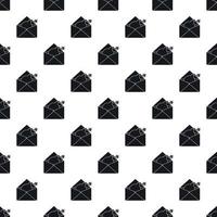 Hacking e-mail pattern, simple style vector