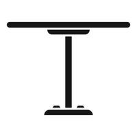 Round table icon simple vector. Interior room vector