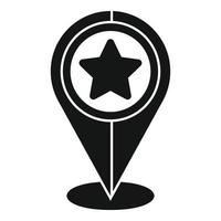 Review location icon simple vector. Customer trust vector