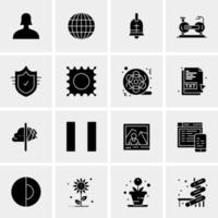 16 Business Universal Icons Vector Creative Icon Illustration to use in web and Mobile Related project