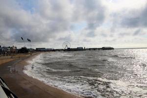 A view of the Sea front at Blackpool photo
