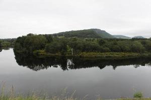 una vista de la campiña escocesa cerca de stirling foto