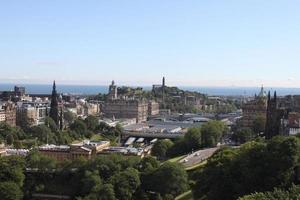 A Panoramic view of Edinburgh photo