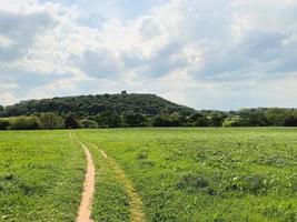 A view of the Cheshire Countryside near Beeston Castle photo