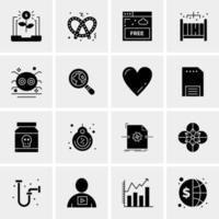 16 Business Universal Icons Vector Creative Icon Illustration to use in web and Mobile Related project