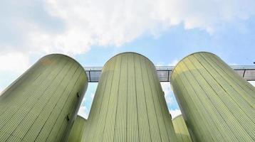 Beer fermentation tank or brewing plant photo