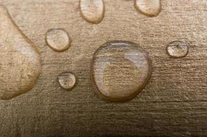 Water drops on solid  surface photo