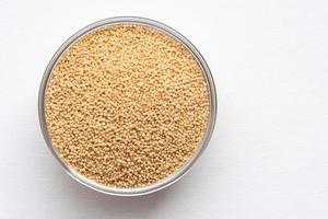 Uncooked Amaranth Grain in a Bowl photo
