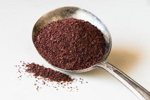 Ground Sumac on a Spoon photo