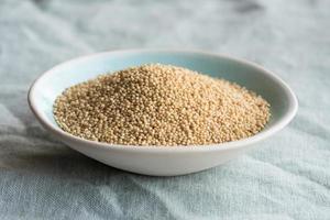 Uncooked Amaranth Grain in a Bowl photo