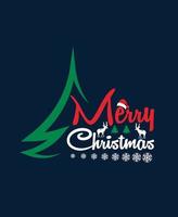 Merry Christmas t shirt template design. vector