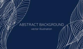 Abstract vector background with hand draw elements on dark background. Vector illustration.