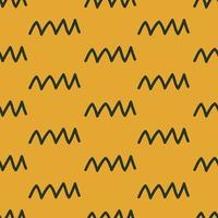 Vector flat hand drawn christmas seamless pattern
