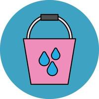 Bucket Filled Icon vector