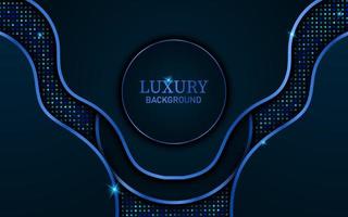 Realistic abstract wave luxury background vector