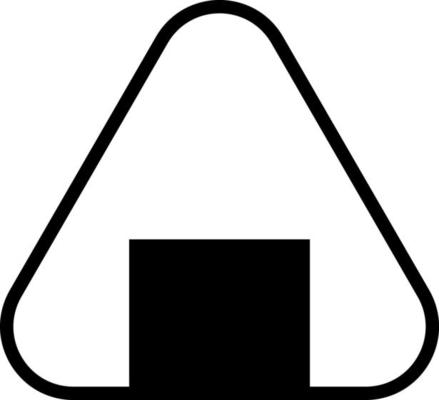 Onigiri, vector icon.