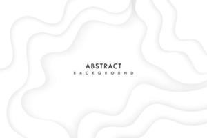 Vector abstract white and gray paper cut background for banner.