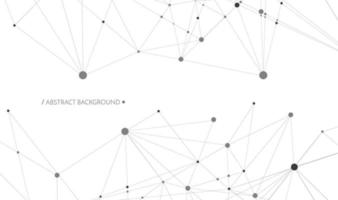 Network background. Connections with dots and lines. Vector illustration