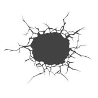 Set of vector cracks isolated