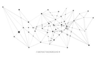 Network background. Connections with dots and lines. Vector illustration