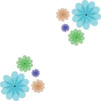 Floral flower invitation background art vector