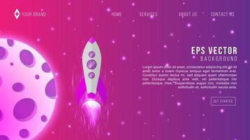 Space Purple Gradient Web Design Abstract Background EPS 10 Vector For Website, Landing Page, Home Page, Web Page