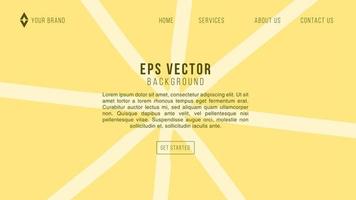 Orange Lemon Web Design Abstract Background Lemonade EPS 10 Vector For Website, Landing Page, Home Page, Web Page, Web Template