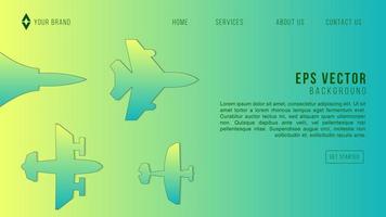 Military Jet Web Design Abstract Background EPS 10 Vector For Website, Landing Page, Home Page, Web Page.