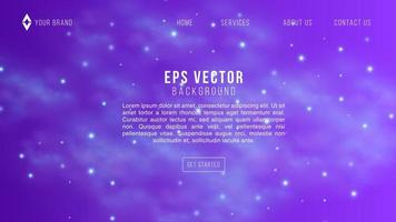 Purple Space Web Design Astronomy Galaxy Abstract Background EPS 10 Vector For Website, Landing Page, Home Page, Web Page