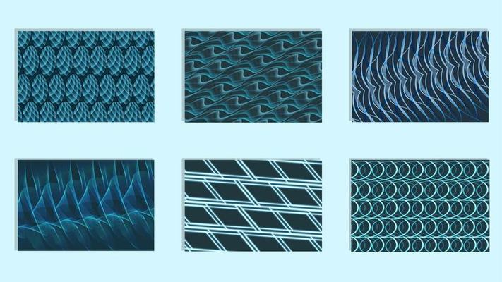 Blue Design Presentation Template Seamless Pattern Background for Powerpoint, Brochure, Web, Company Profile, Brand, Banner