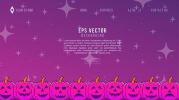 Scary Night Web Design Abstract Background Lemonade EPS 10 Vector For Website, Landing Page, Home Page, Web Page, Web Template