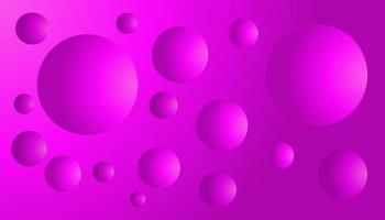 Gradient purple background design with gradient balls suitable for poster design, invitations, greeting cards and others vector