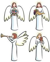 Angels Set 3 vector