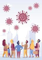 Pandemic Viruses Concept vector