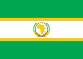 bandera de la unión africana vector