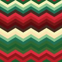 Christmas Red green color Zigzag sealess and retro style Backgrounds textures. vector