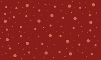 Flat design red polka dot pattern vector