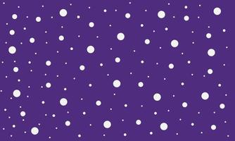 Flat design purple polka dot pattern vector