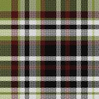 Tartan or plaid winter color pattern. vector